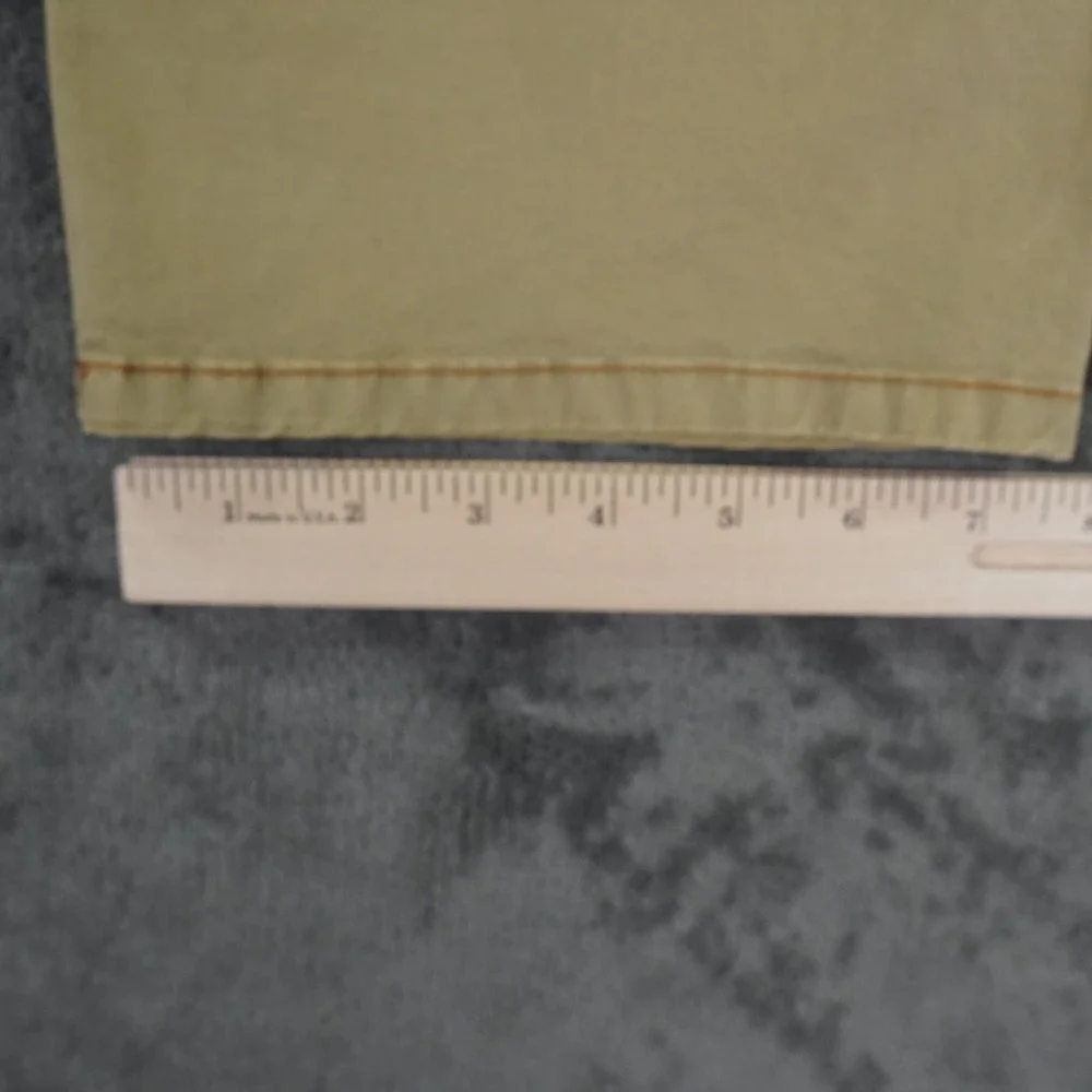 Tommy Bahama Jeans Mens 34x32 Khaki Tan Straight Logo Island Crafted Outdoor